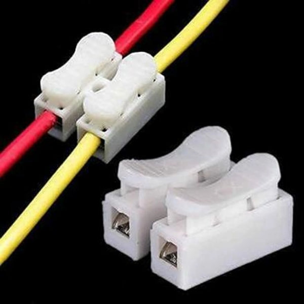 2 Way Quick Push Type Lock Electric Wire Connector