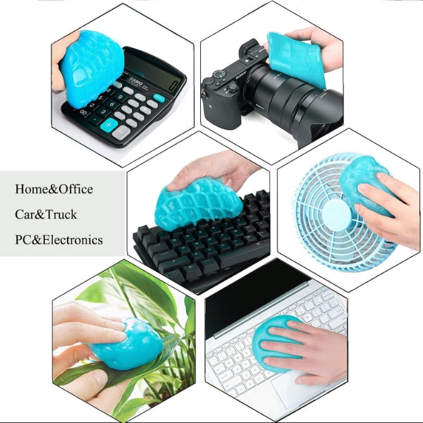 Universal Cleaning Slime Gel – Reusable Dust Cleaner for Car & Electronics